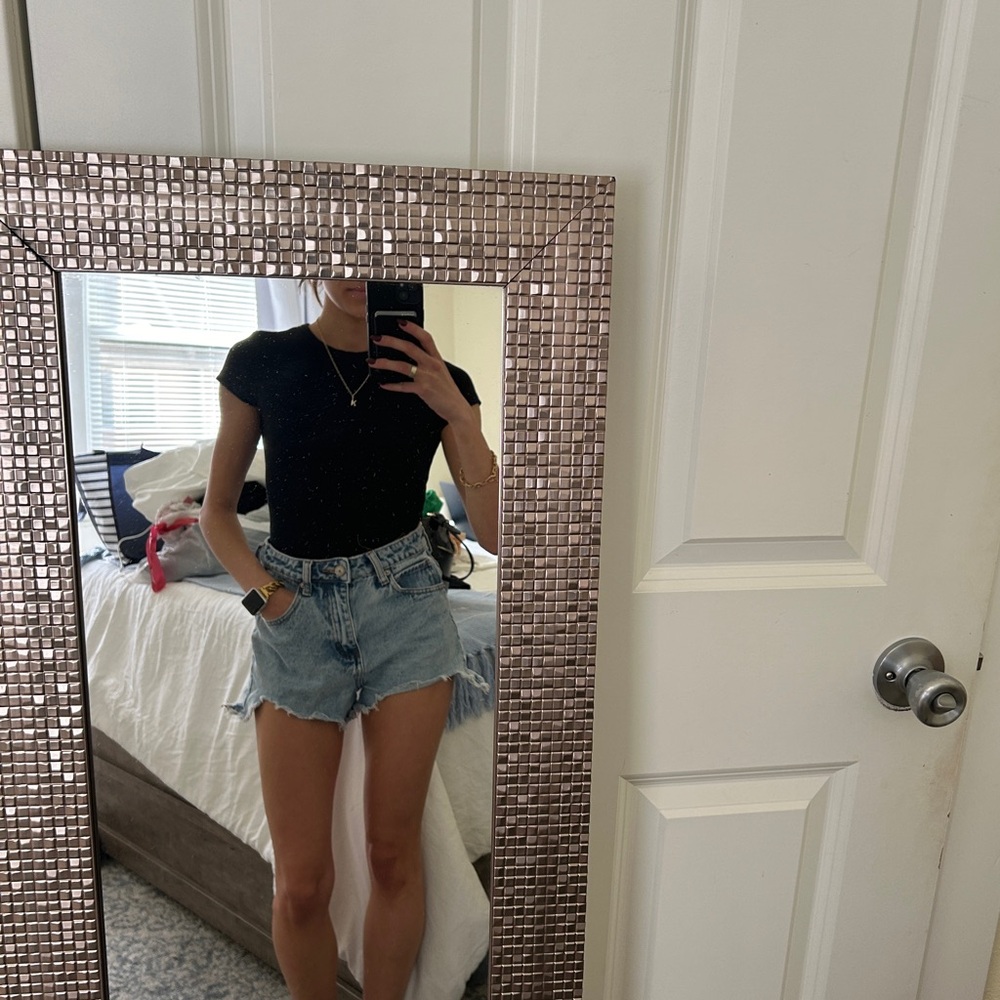 Black Princess Polly Short Sleeve Bodysuit